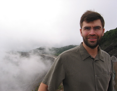 Greg at Poas Volcano, Costa Rica
