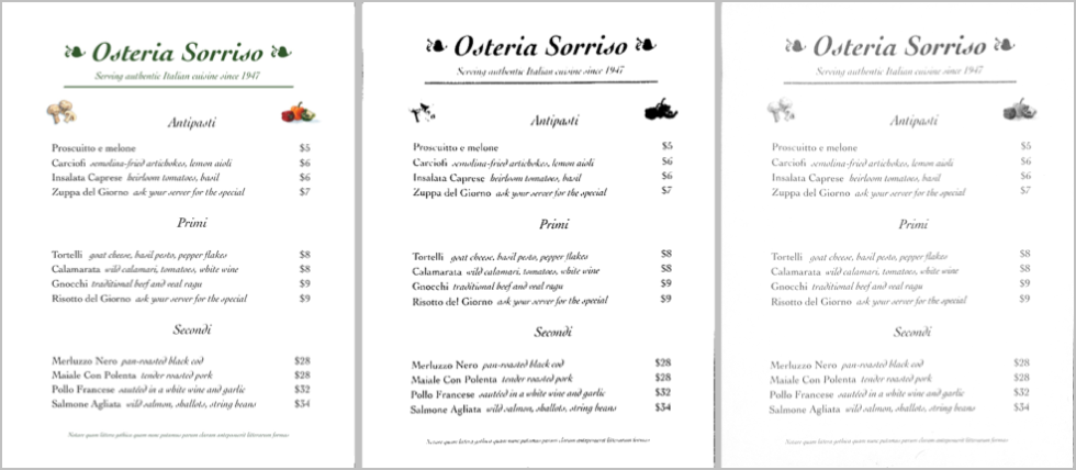 color format screens